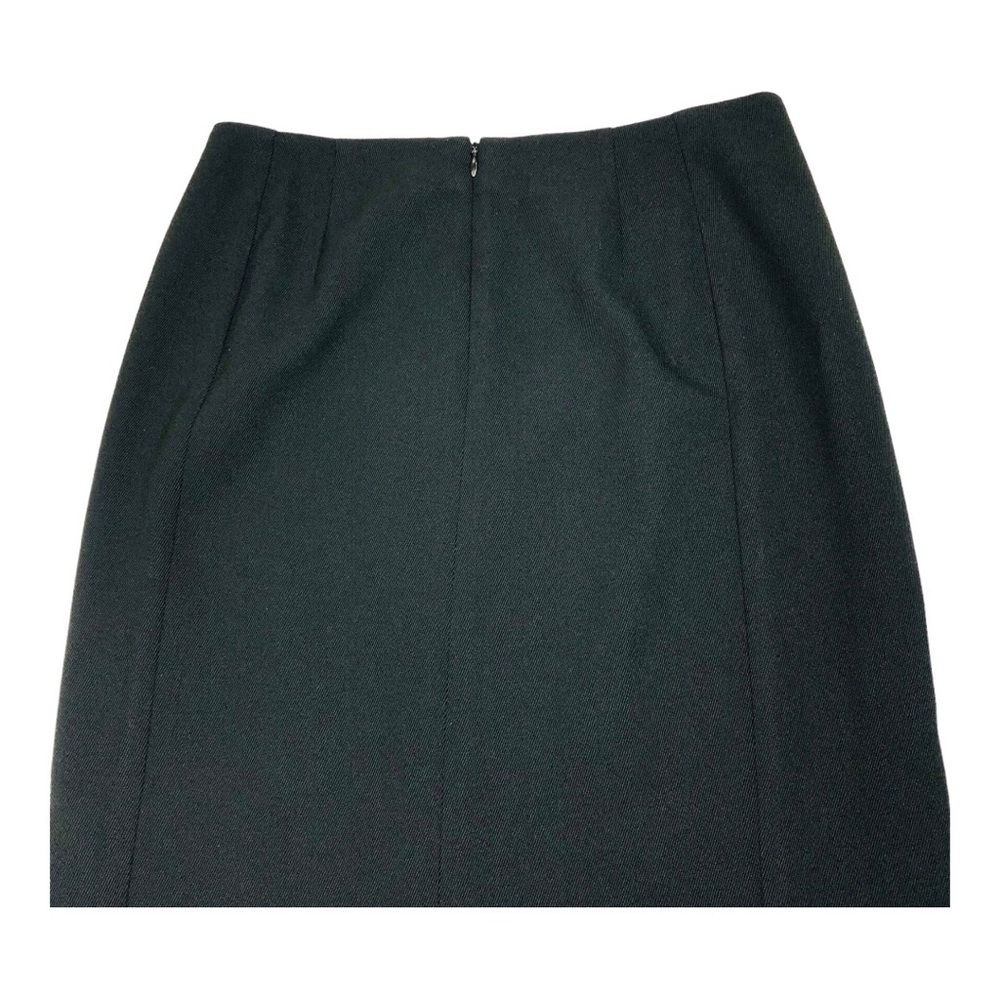 Akris Punto Wool Black Knee Length Pencil Skirt - Picture 6 of 12